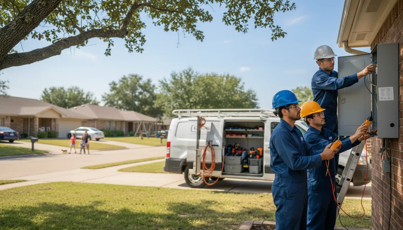 Certified electrician providing emergency electrical services in Dallas, SD